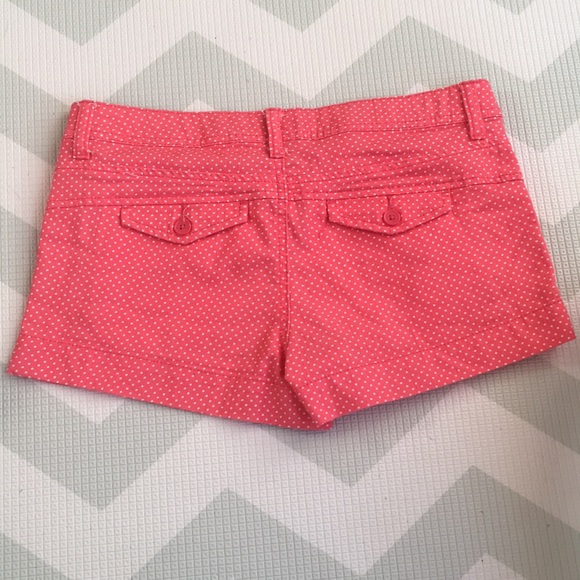 American Rag Coral Polka Dot Shorts - Picture 2 of 4